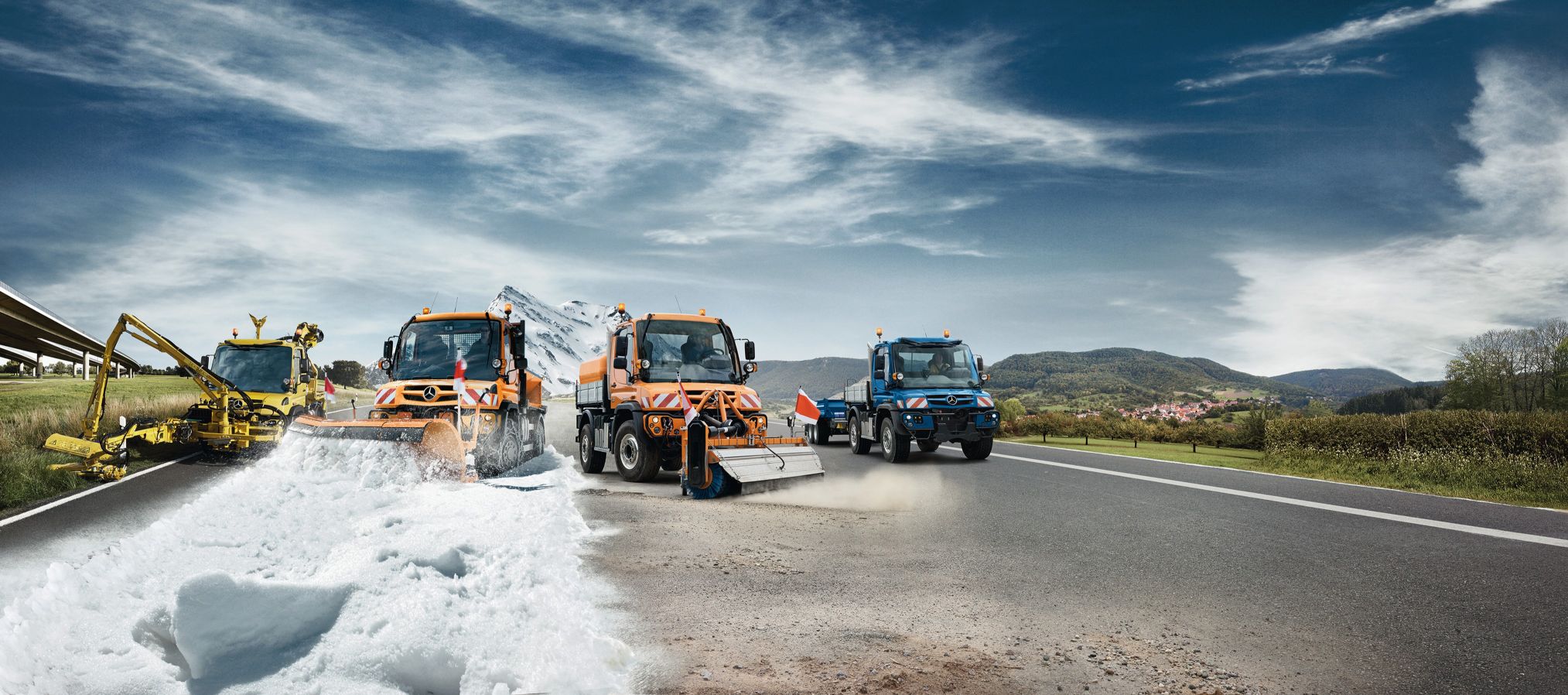 Anzeigenmotive Unimog BlueTec 6